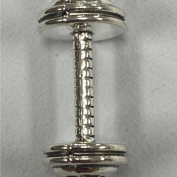 Weight lifting charm for keychain - Picture 2 of 5